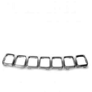 Кольца решітки хром комплект (7шт) jeep compass 17-22 jeep compass 2017