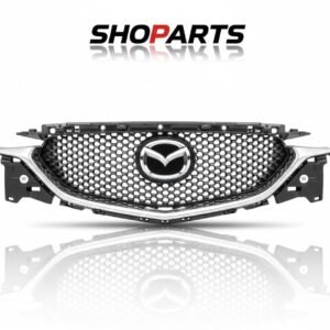 Решітка радіатора с хромами на mazda cx-5 2017-2021